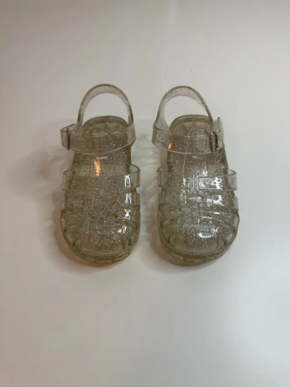 OshKosh B'gosh Clear Glitter Jelly Sandals